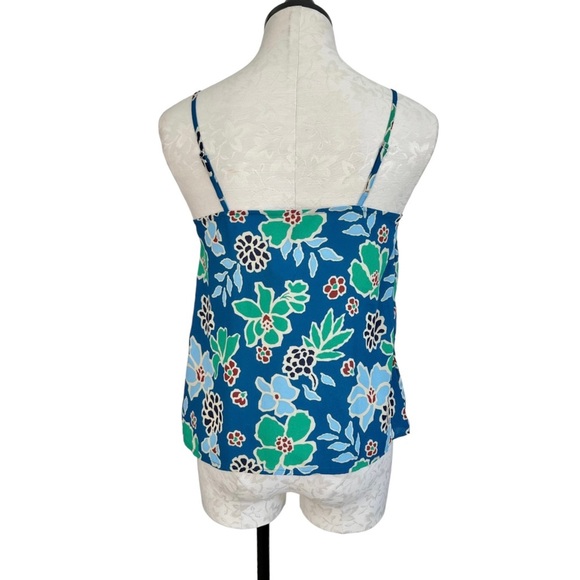 Banana Republic Factory Floral Tank Top Scoop Neck Size XS - Picture 3 of 9